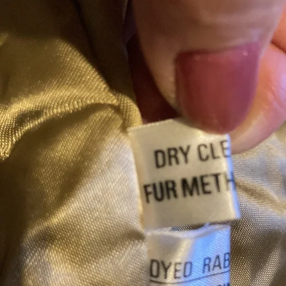 Women's Brown Real Rabbit Fur Jacket - Classic Cozy Coat - Picture 12 of 16